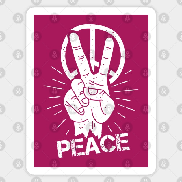 Peace Hand Fingers Sticker by machmigo